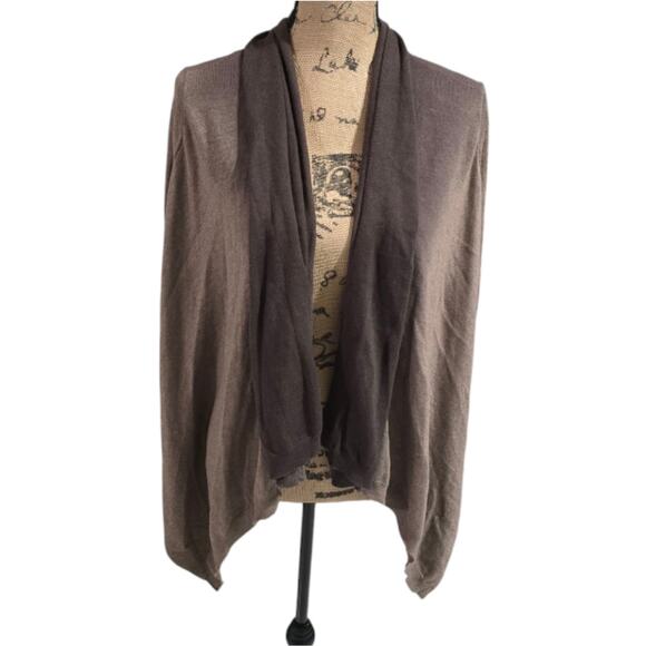 Ann Taylor Loft Women's Brown Cardigan Sweater Size Large New - Picture 1 of 5